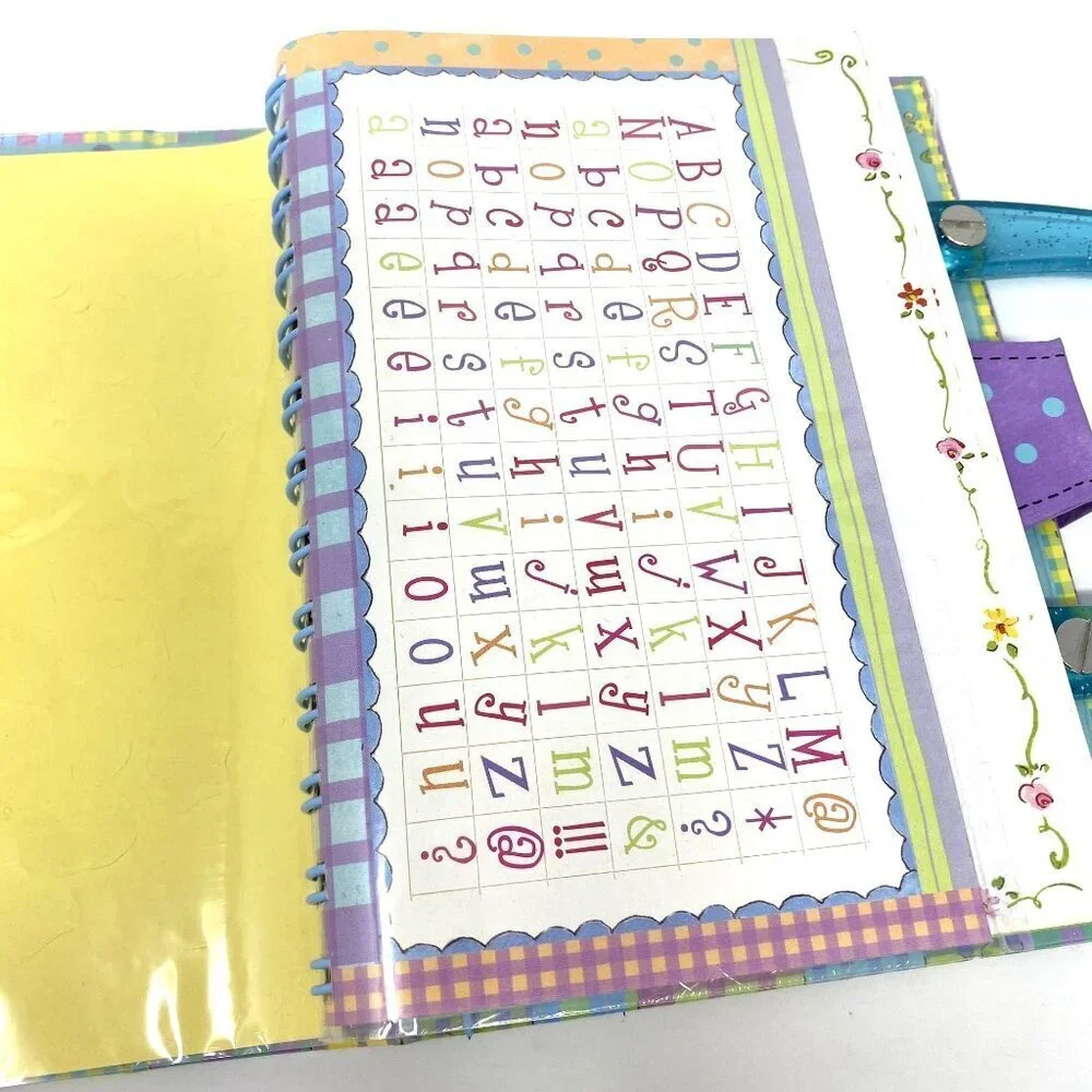 Artistic Studios Limited Mini Tote Notebook Butterflies New Sealed Stickers